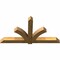 Ekena Millwork Redmond Rough Sawn Timber Gable Bracket, Western Red Cedar, 84"W x 45"H x 6"D x 6"F, 13/12 Pitch GBW084X45X0606RED00RWR - alternate 2